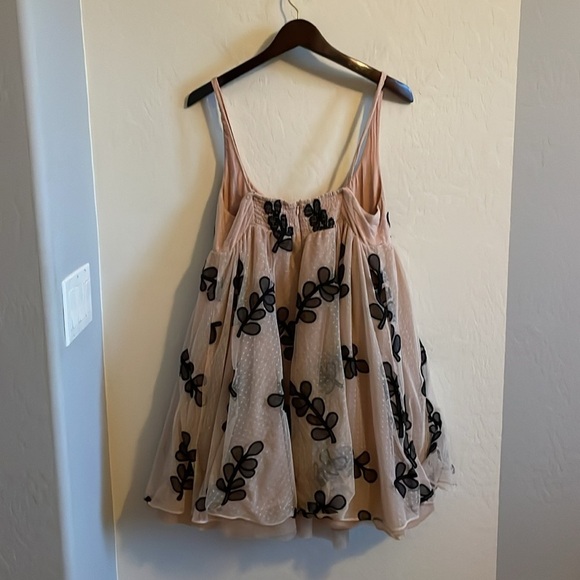 Anthropologie Square Neck Tulle Babydoll Dress - Picture 5 of 6